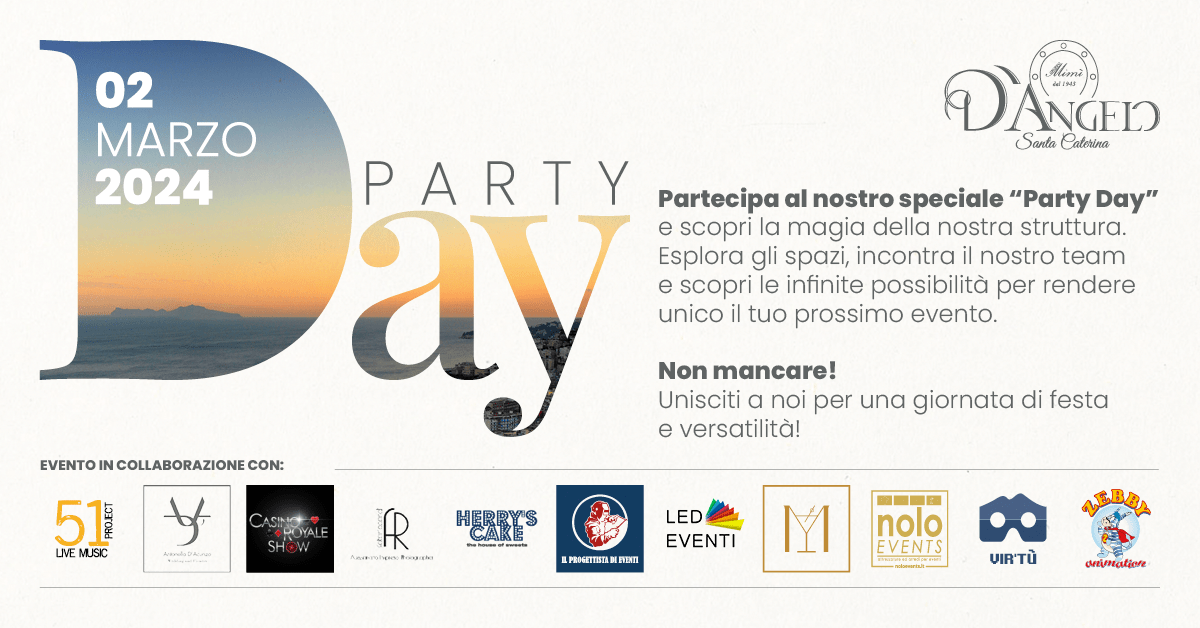 Party Day D’Angelo Santa Caterina: scopri la location perfetta per il tuo evento